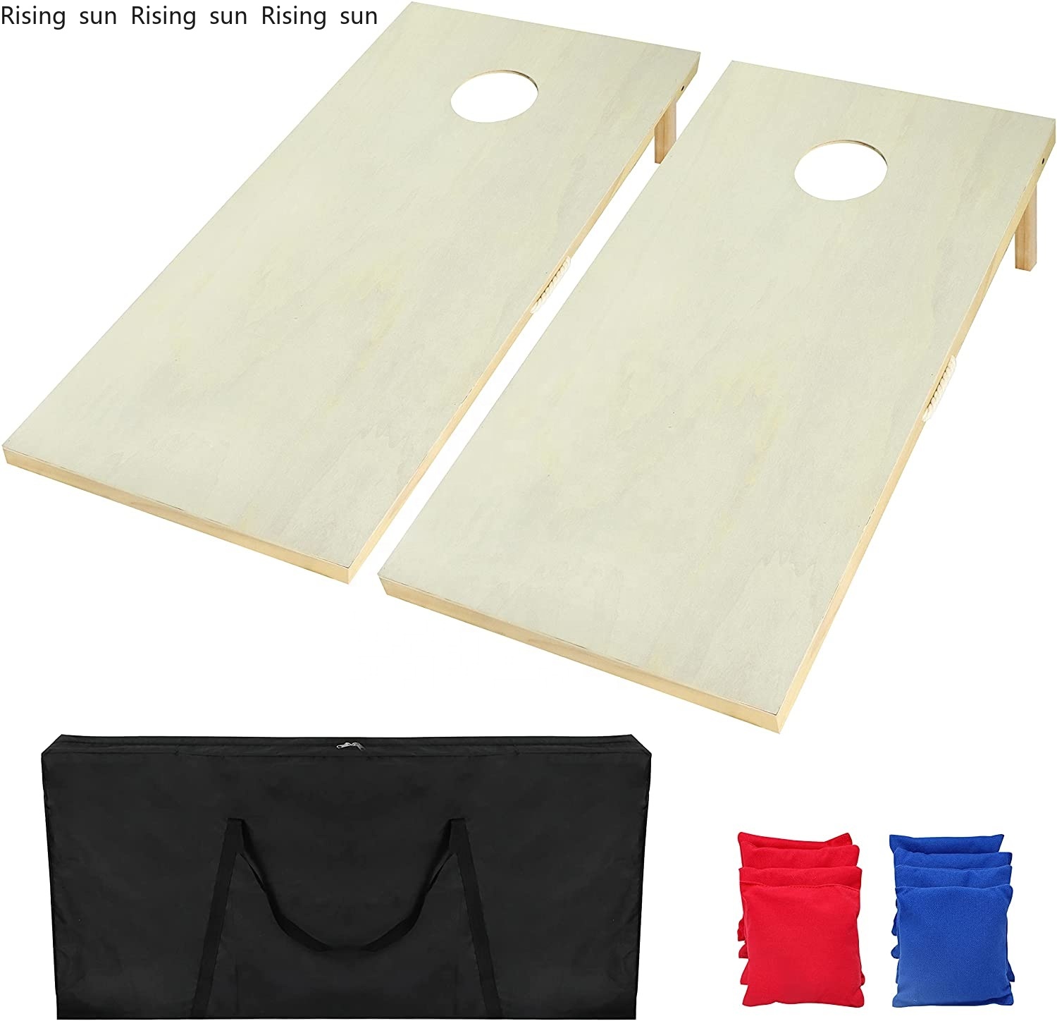 Cornhole Board Set - Das Premium-Cornhole-Spielbrett aus massivem Holz enthält