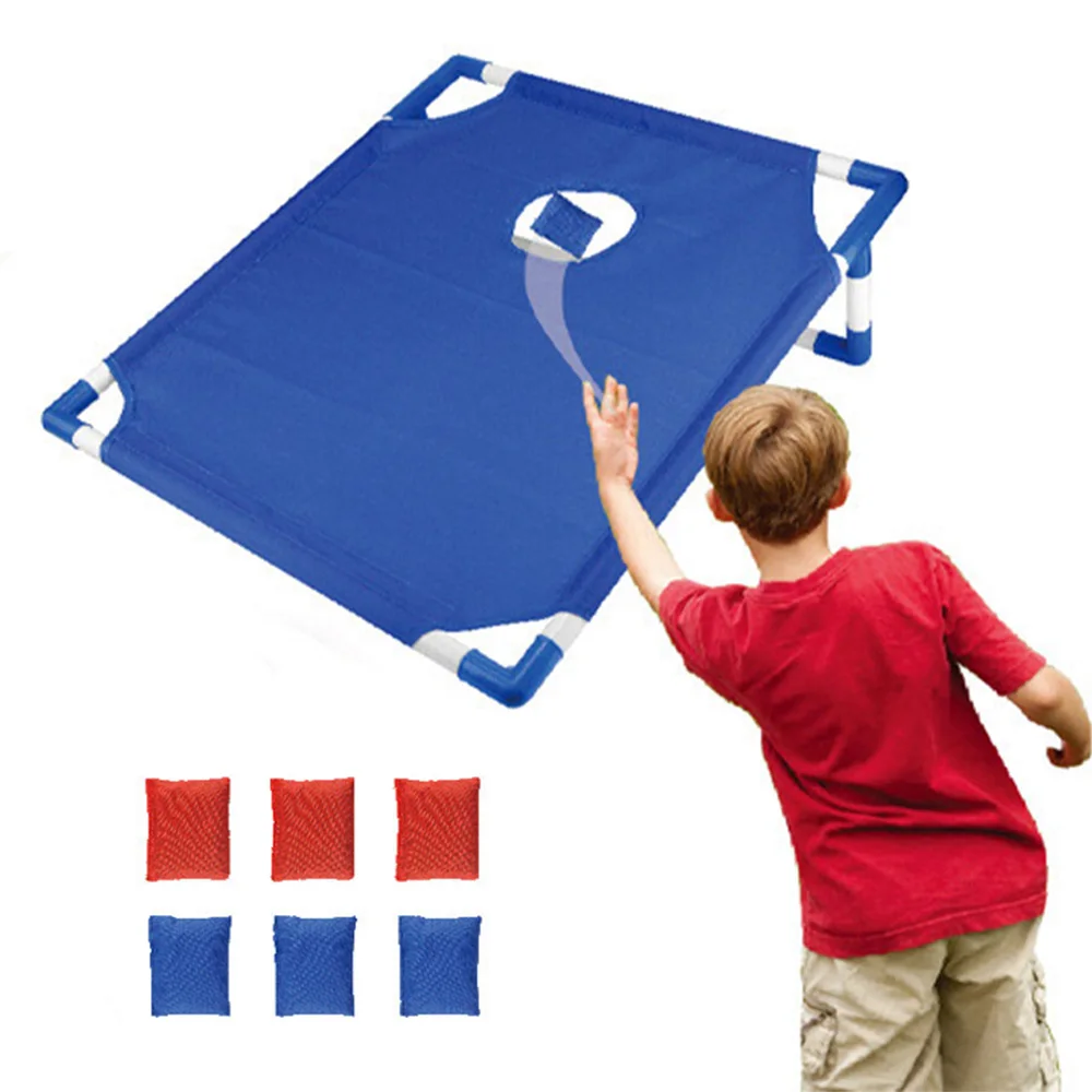 Cornhole Board Set - Tragbares Cornhole-Set, 1 faltbare Tafeln und