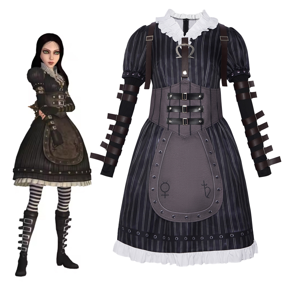 Party Games Steam - Alice Liddell Cosplay-Kostüm aus dem Spiel