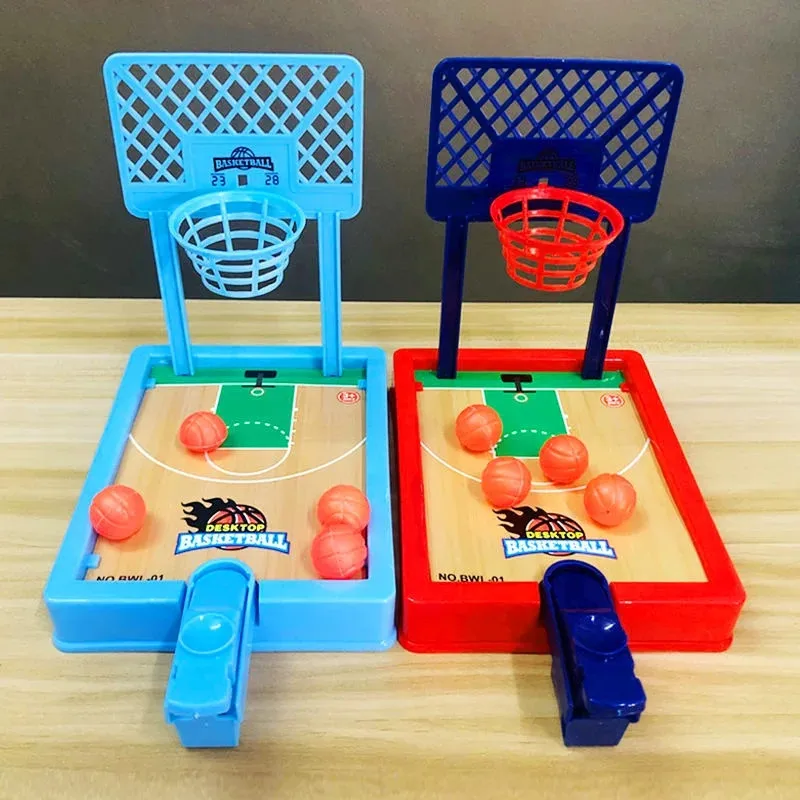 Party Games Easy Kids - Mini-Basketball-Brettspiele Spielzeug Fingers chieß maschine einfach