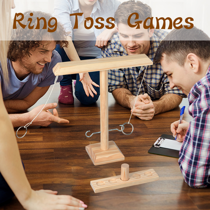 Party Games Quiz - Ringwurfspiele für Kinder und Erwachsene, Heimparty-Trinkspiele,