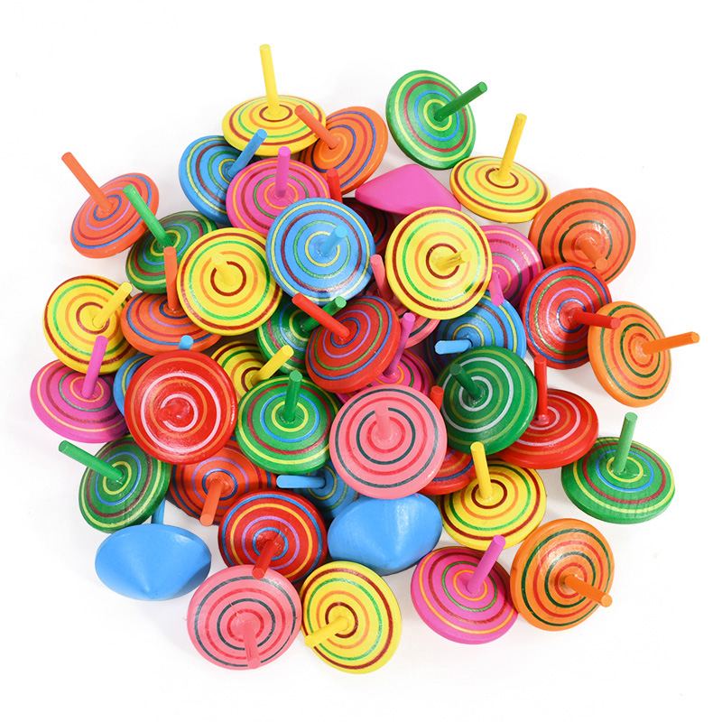 10/20 Stücke Bunte Holz Gyro M – Party Games Quiz Bewertung und Preis
