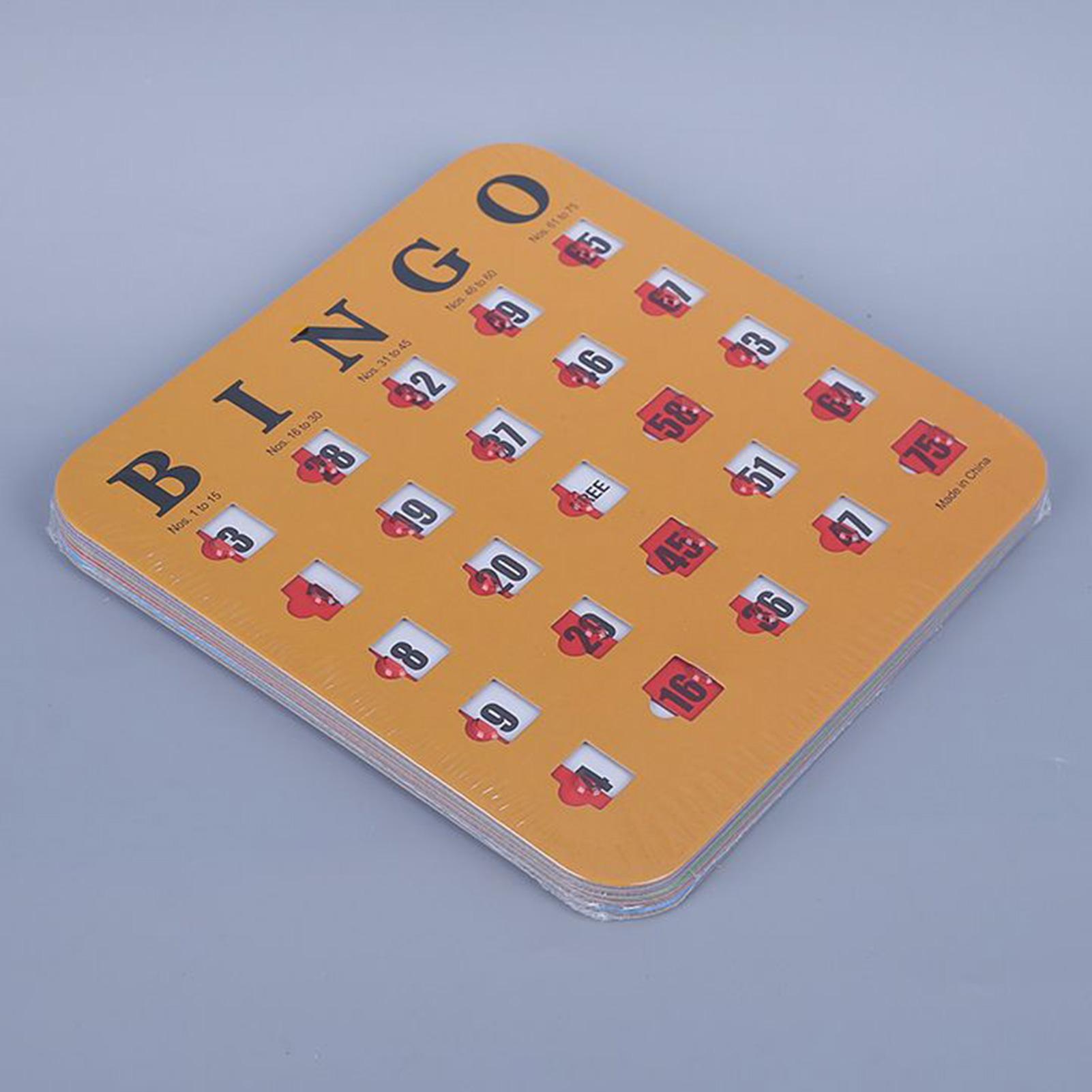 5 Stück Schiebe-Bingo-Spielkar – Party Games Cards Bewertung und Preis