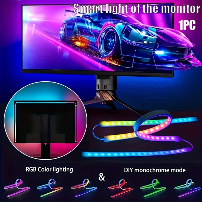 RGB Gaming-Lichtstreifen Monit – Party Games Pc Bewertung und Preis