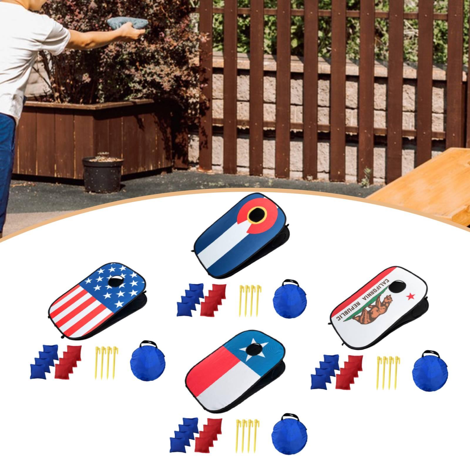 Tragbares Corn-Hole-Board-Set  – Cornhole Board Set Bewertung und Preis