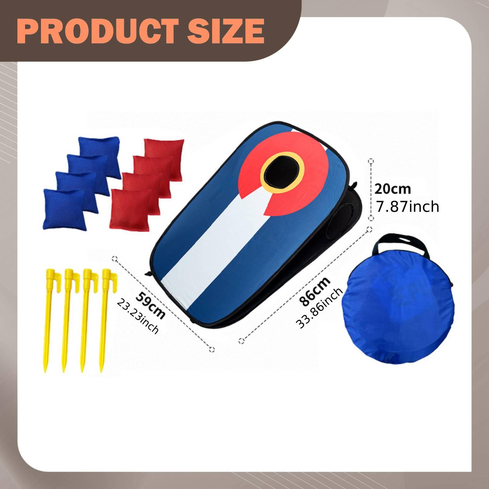 Tragbares Corn-Hole-Board-Set  – Cornhole Board Set Bewertung und Preis
