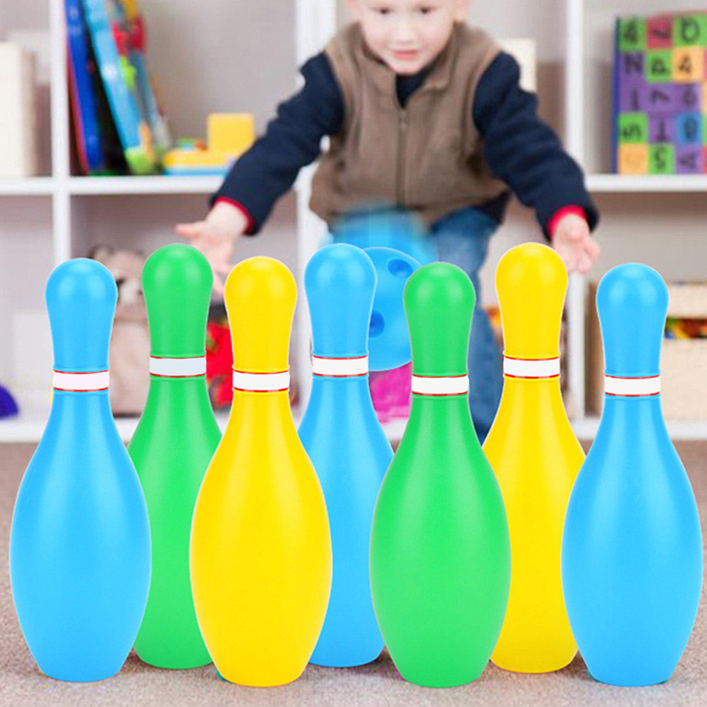 2 Sets Kinder-Bowling-Set mit  – Party Games Easy Kids Bewertung und Preis