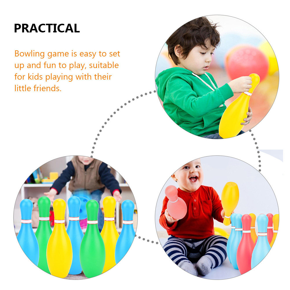 2 Sets Kinder-Bowling-Set mit  – Party Games Easy Kids Bewertung und Preis
