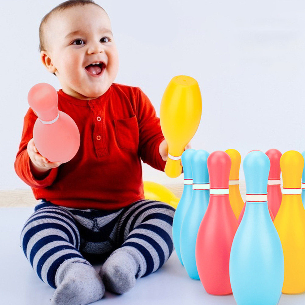 2 Sets Kinder-Bowling-Set mit  – Party Games Easy Kids Bewertung und Preis