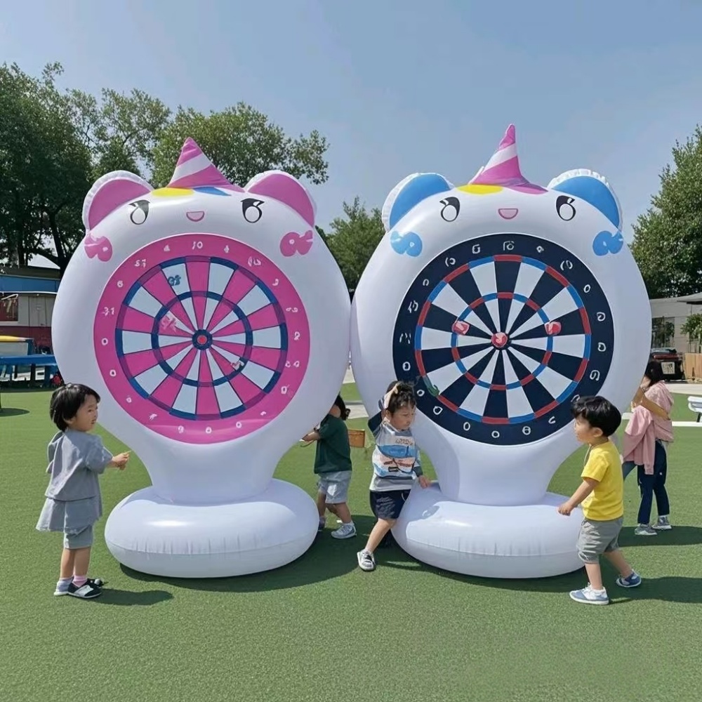 Aufblasbare Einhorn Werfen Spi – Party Games Kids Outdoor Bewertung und Preis