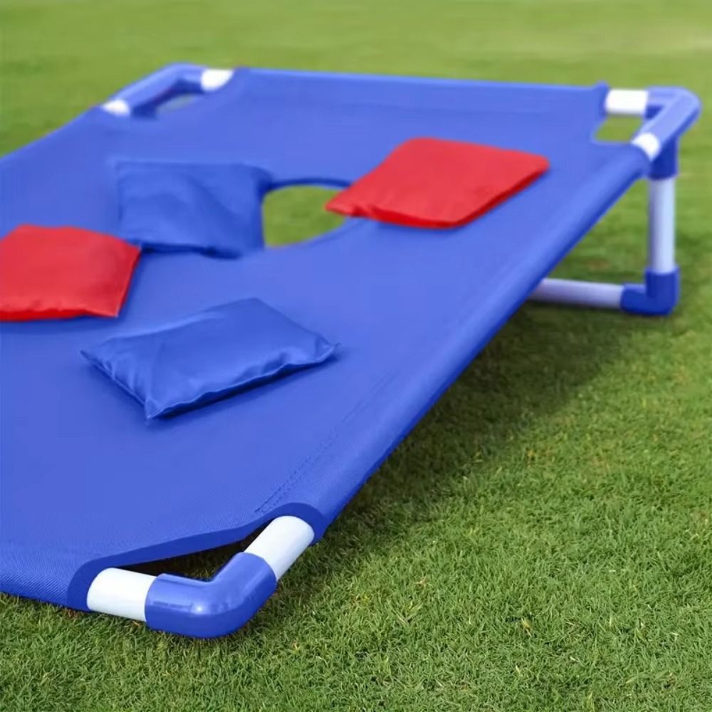 Tragbares Cornhole-Set in Rot  – Cornhole Board Set Bewertung und Preis