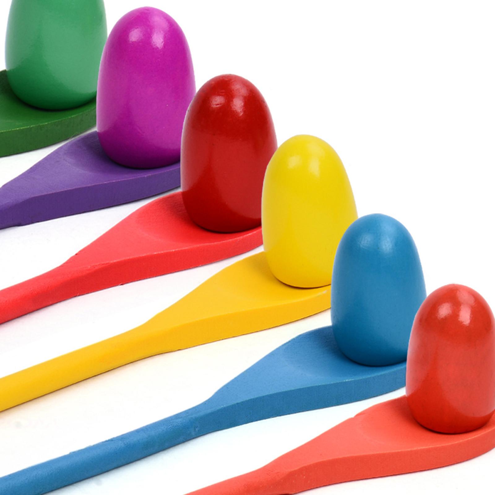 6-teiliges Eierlöffel-Rennspie – Party Games Kids Outdoor Bewertung und Preis